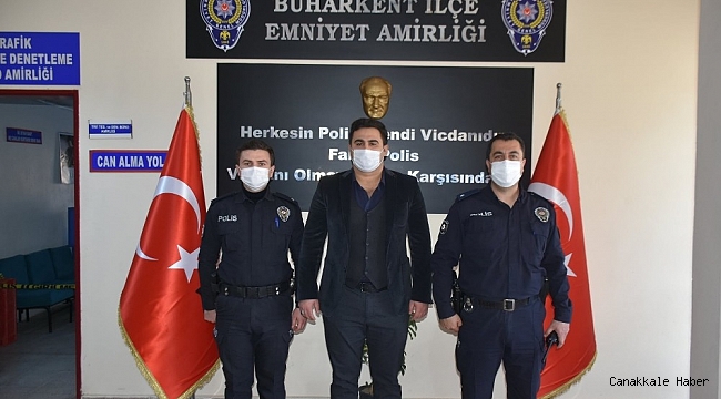 Kaymakam Ülkü&#039;den İlçe Emniyet Amirliği&#039;ne ziyaret