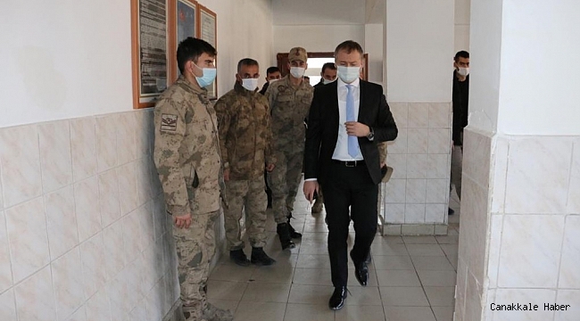 Kaymakam Yelek&#039;ten İlçe Emniyet Amirliği ve İlçe Jandarma Komutanlığı&#039;na ziyaret