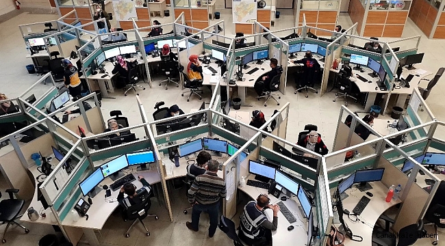 Kayseri 112 Acil Çağrı Merkezi 2020 yılında 2 milyon 570 çağrıya yanıt verdi