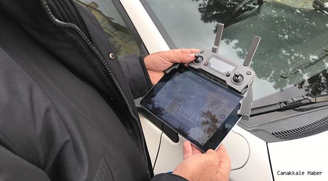 Kayseri&#039;de havadan maske denetimi