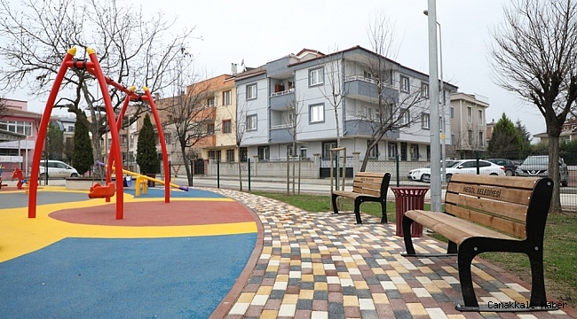 Kemalpaşa Mahallesinde yenilenen park hizmete girdi