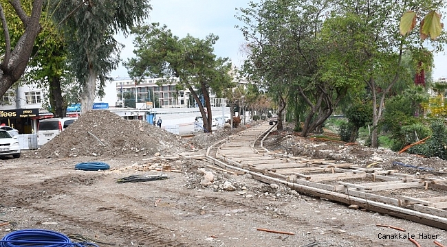 Kemer&#039;de park çalışmaları sürüyor