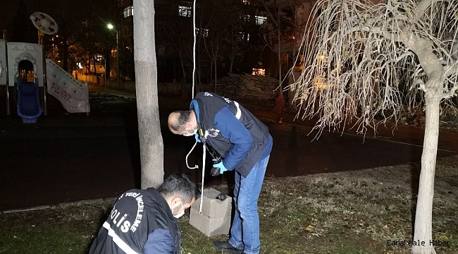 Kendini ağaca asan genci kucaklayarak kurtardı