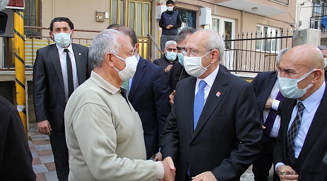 Kılıçdaroğlu, depremin simgelerinden Ayda Gezgin ve Elif Perinçek&#039;i ziyaret etti