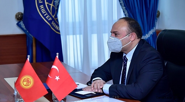 Kırgızistan Dışişleri Bakanı Kazakbayev, Büyükelçi Fırat&#039;ı kabul etti