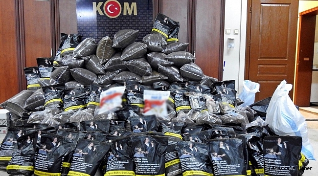 Kırıkkale&#039;de 678 kilogram kaçak tütün ele geçirildi