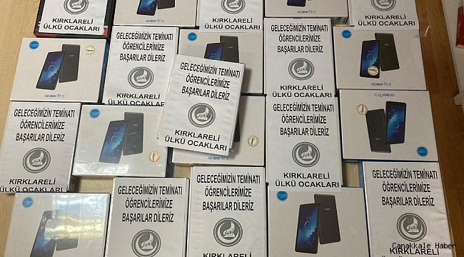 Kırklareli&#039;de eğitime tablet desteği
