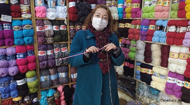 Kış aylarının gelmesiyle dokuma iplerine talep arttı