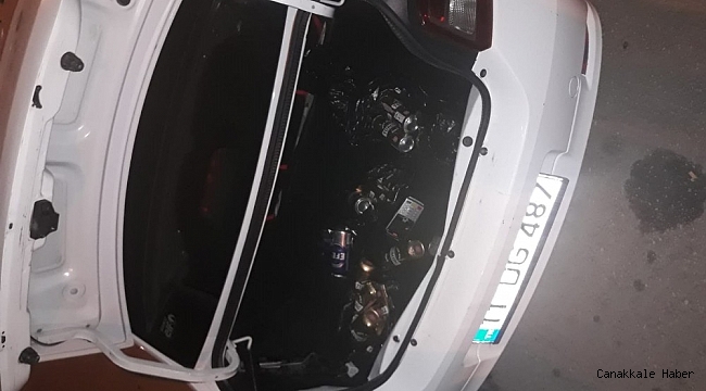 Kısıtlama saatlerinde araçla alkol satışı yapan kişiye 20 bin 150 TL idari para cezası kesildi