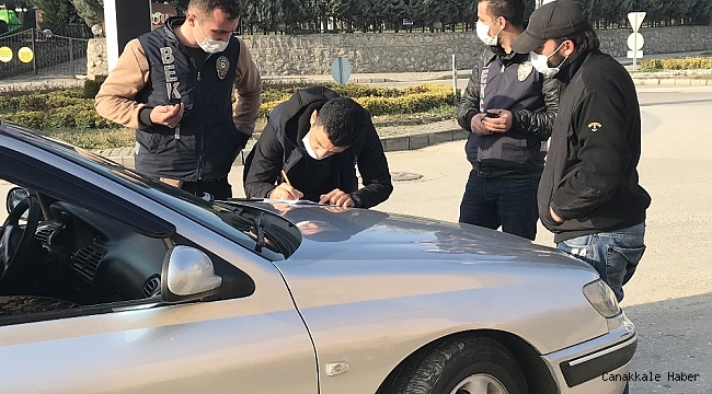 Kısıtlamaya uymayan 144 kişiye yarım milyon ceza