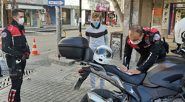 Kısıtlamaya uymayanlara cezai işlem uyguluyor