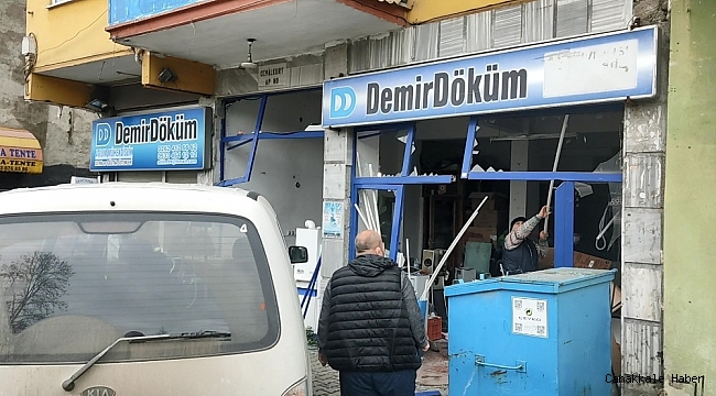 Kocaeli&#039;de tüp gaz patlayan iş yeri harabeye döndü
