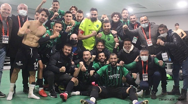 Kocaelispor&#039;da galibiyet Hüseyin Üzülmez&#039;e hediye edildi