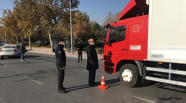 Konya Emniyet Müdürü Mustafa Aydın, uygulama noktalarını denetledi