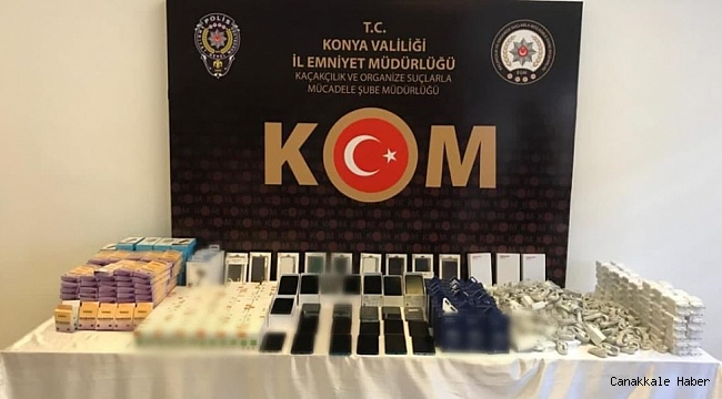 Konya&#039;da 2 ton 150 kilogram sahte deterjan ele geçirildi