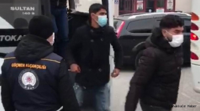 Konya&#039;da kaçak göçmenler ve organizatör polise yakalandı