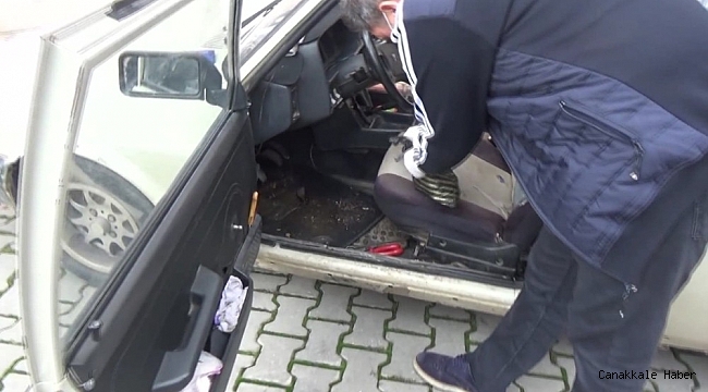 Konya&#039;da otomobilde eroin ele geçirildi