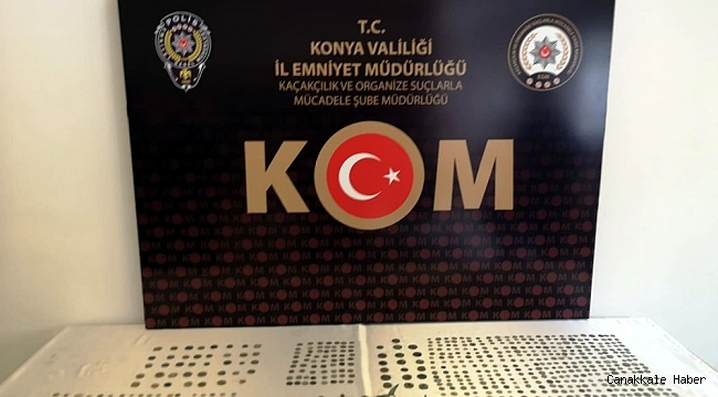 Konya&#039;da tarihi eser operasyonu