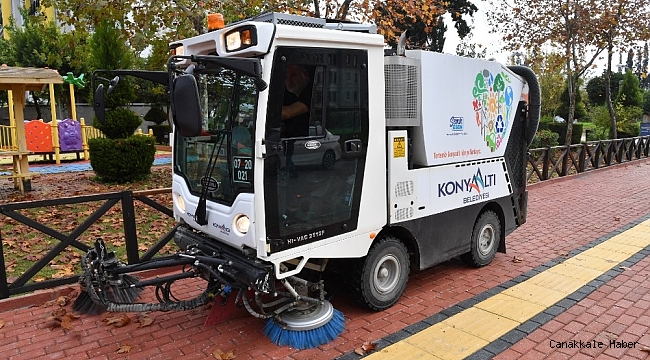 Konyaaltı'na yeni temizlik aracı alındı