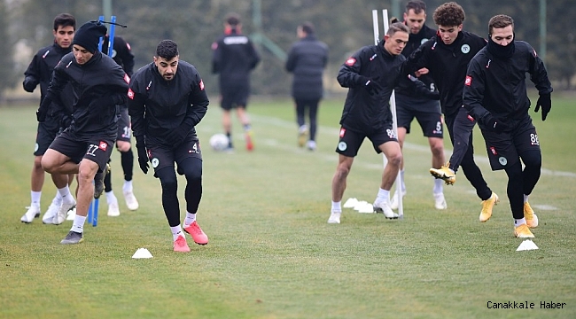 Konyaspor, Kayserispor maçı hazırlıklarına başladı