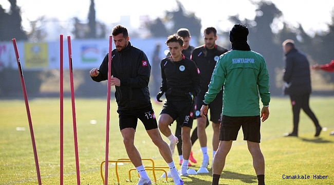 Konyaspor, Rizespor maçı hazırlıklarına başladı