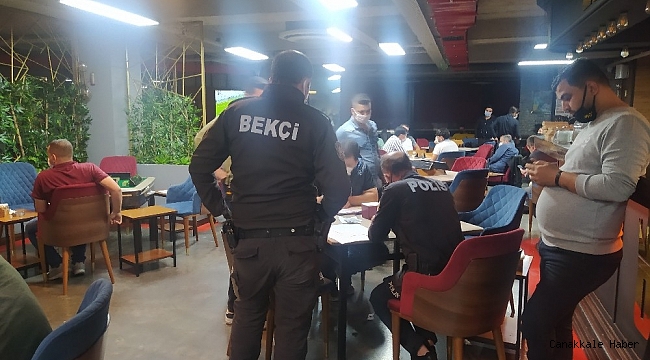 Korona tedbirleri hiçe sayıp içeri müşteri kabul eden kafeye baskın