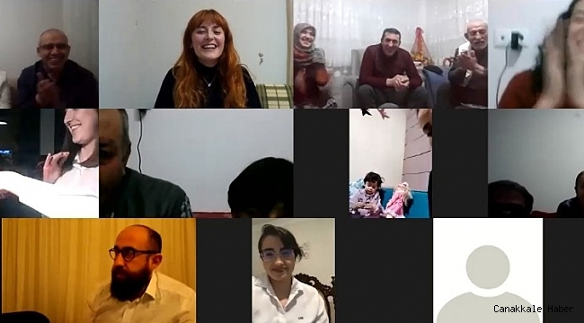 Korona virüs bunu da yaptırdı, online kız isteme merasimi