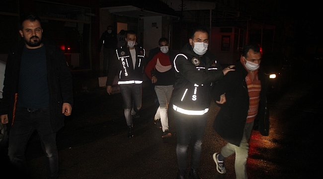 Korona virüs tedbirlerini hiçe saydılar, uyuşturucu partisi düzenlendiler