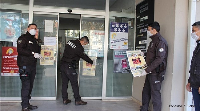 Koronavirüse karşı bilgilendirme broşürü