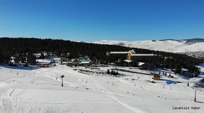 Kristal kar diyarı Sarıkamış'ta korona virüs sessizliği