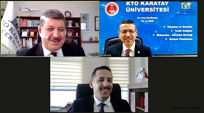 KTO Karatay Üniversitesinin konuğu Sayıştay başkanı oldu