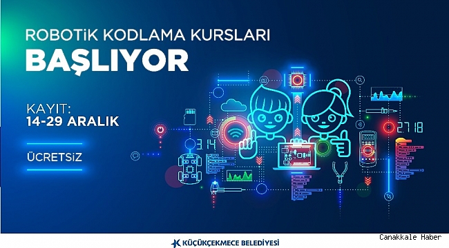 Küçükçekmece Belediyesi&#039;nden sertifikalı robotik kodlama eğitimi