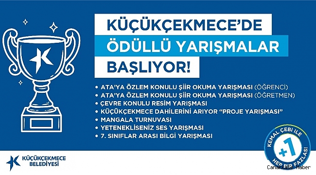 Küçükçekmece&#039;de ödüllü yarışmalar başlıyor