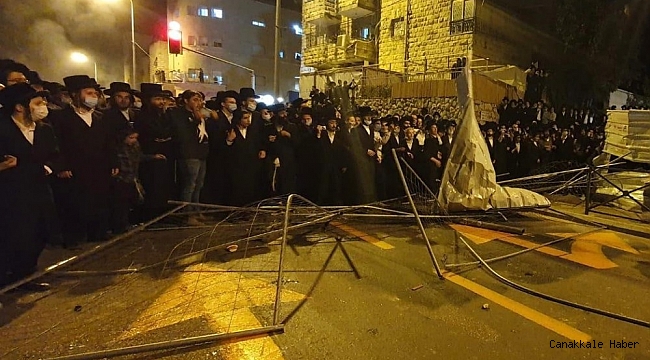Kudüs&#039;te Haredi Yahudileri ile İsrail polisi arasında şiddetli çatışma