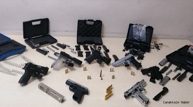 Kurusıkı tabancaları gerçek tabancaya çeviren 1 şüpheli yakalandı