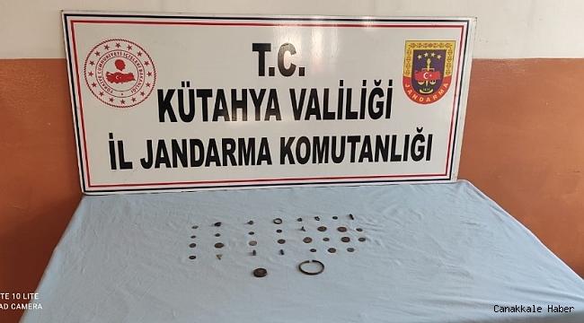 Kütahya'da 33 parça tarihi eser ele geçirildi