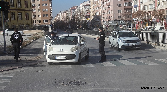 Kütahya'da kısıtlamaya uymayanlara ceza