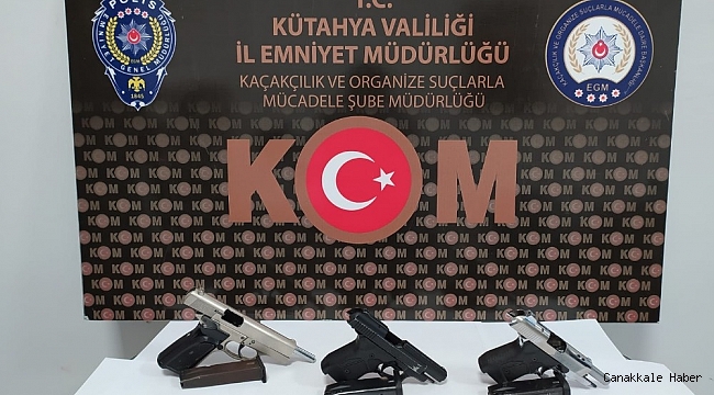 Kütahya&#039;da silah kaçaklığı operasyonu: 2 gözaltı