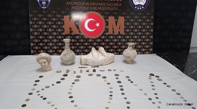 Kütahya'da tarihi eser operasyonu