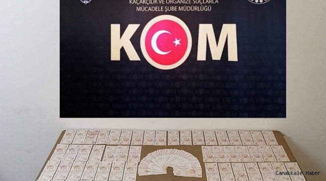 Lüks araçta binlerce sahte TL ele geçirildi