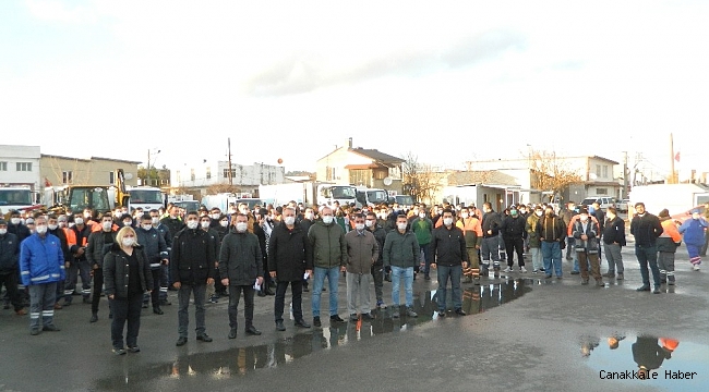 Lüleburgaz Belediye işçilerinin eylemi sürüyor