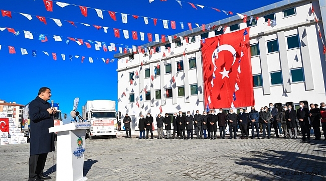 Malatya&#039;da 3 bin esnafa gıda yardımı
