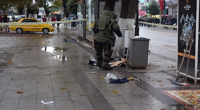 Malatya&#039;da şüpheli paket paniği