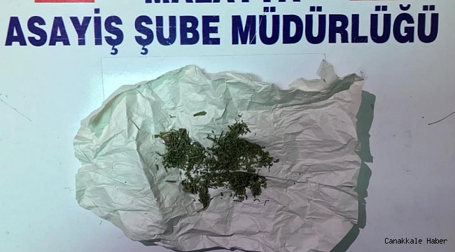 Malatya&#039;da uyuşturucu operasyonu: 2 tutuklama