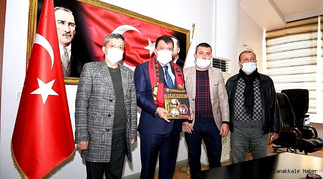 Malatyaspor taraftarlarından Başkan Gürkan&#039;a ziyaret