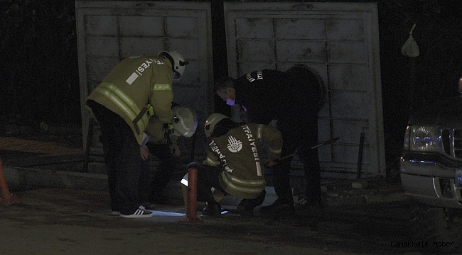 Maltepe&#039;de çöpe atılan kimyasal maddenin kokusu paniğe neden oldu