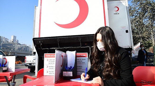 Mamak Belediyesi&#039;nden Kızılay&#039;a kan desteği