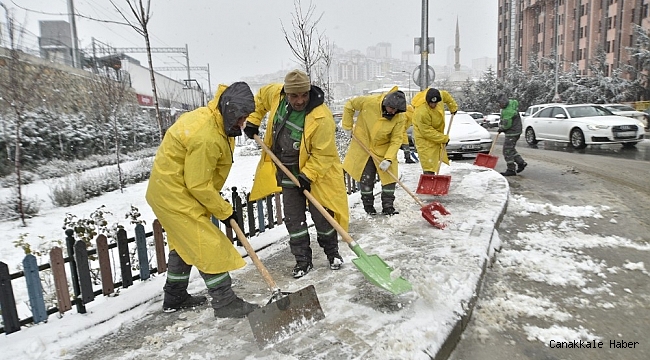 Mamak&#039;ta kar teyakkuzu