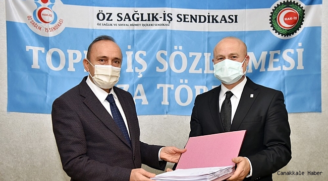 Manisa CBÜ&#039;de sağlık ve sosyal hizmetler kolundaki işçiler için imza atıldı