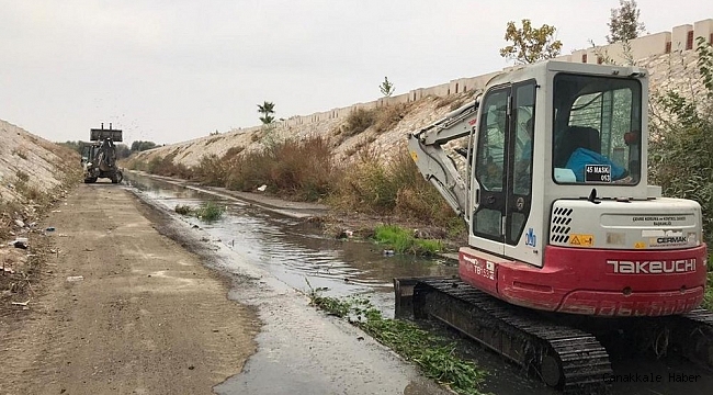 Manisa'da su taşkınlarının önüne geçiliyor